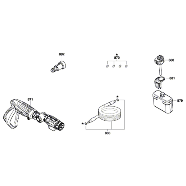 Мийка високого тиску Bosch EasyAquatak 100 06008A7E00