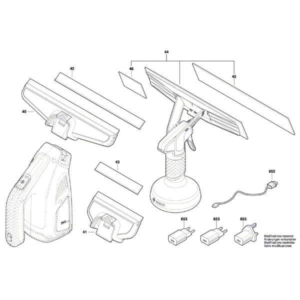 Пилосос для вікон Bosch GlassVAC 06008B7000