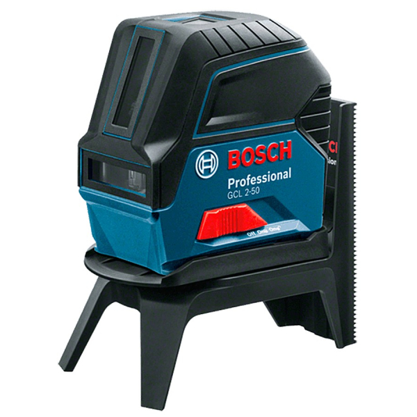 Лазерний нівелір Bosch Professional GCL 2-50 в чемодані з тримачем і 3 батарейками  0601066F02