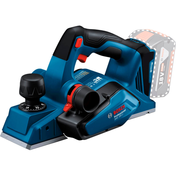 Рубанок акумуляторний Bosch Professional GHO 185-LI, без акб і з/п 06015B5021
