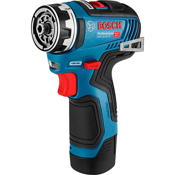 Безщітковий акумуляторний дриль-шурупокрут Bosch Professional GSR 12V-35 FC в L-Boxx 102 із 4 адаптерами, без акб та з/п 06019H3003