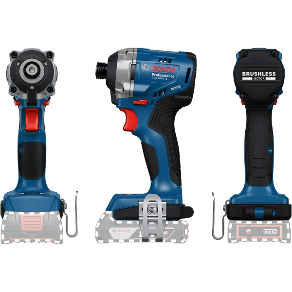 Акумуляторний ударний гайковерт BOSCH GDR 18V-215 в чемодане (06019N2022) (2х2Ач аку та зп)