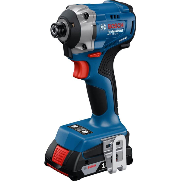 Акумуляторний ударний гайковерт BOSCH GDR 18V-215 в чемодане (06019N2022) (2х2Ач аку та зп)