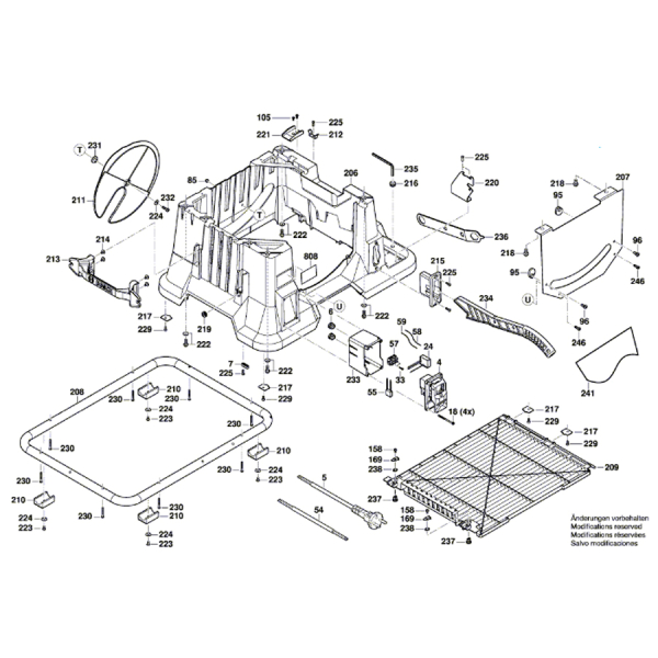 Розпилювальний стіл Bosch Professional GTS 635-216 0601B42000