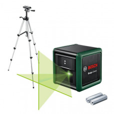 Лазерний нівелір Bosch Quigo Green зі штативом і батарейками 0603663C04