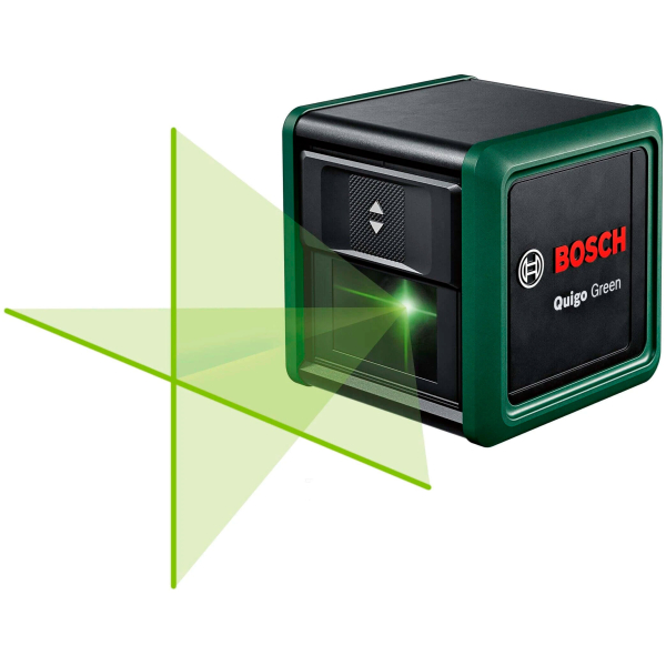 Лазерний нівелір Bosch Quigo Green зі штативом і батарейками 0603663C04