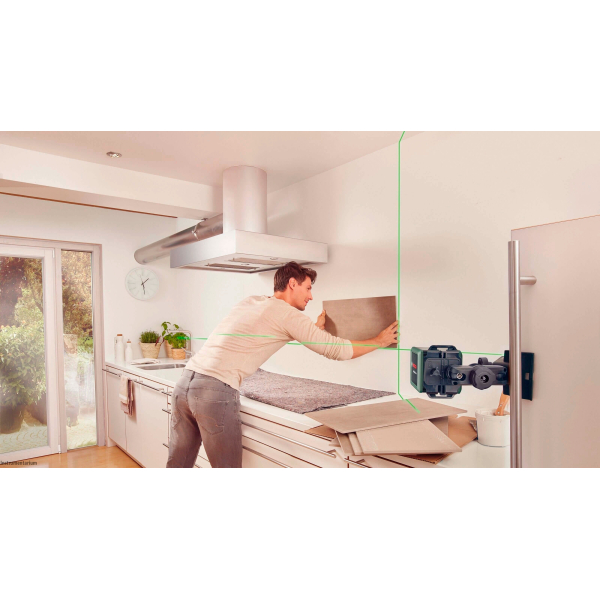 Лазерний нівелір Bosch Quigo Green зі штативом і батарейками 0603663C04