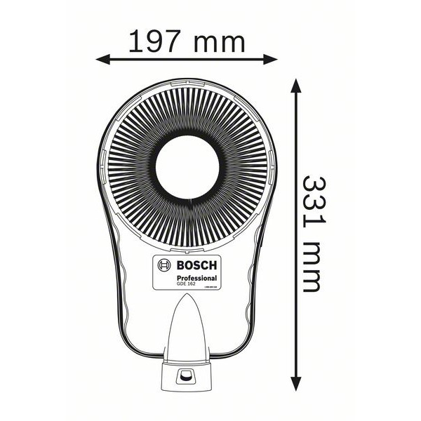 Насадка для видалення пилу Bosch GDE 162 (1600A001G8)