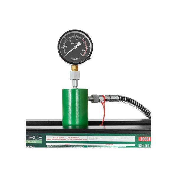 Прес гідравлічний 20т напольний з подвійним виносним насосом(ШВИДКО - ПОВІЛЬНО), (роб. в-а: 0-910ММ) ROCKFORCE RF-20001