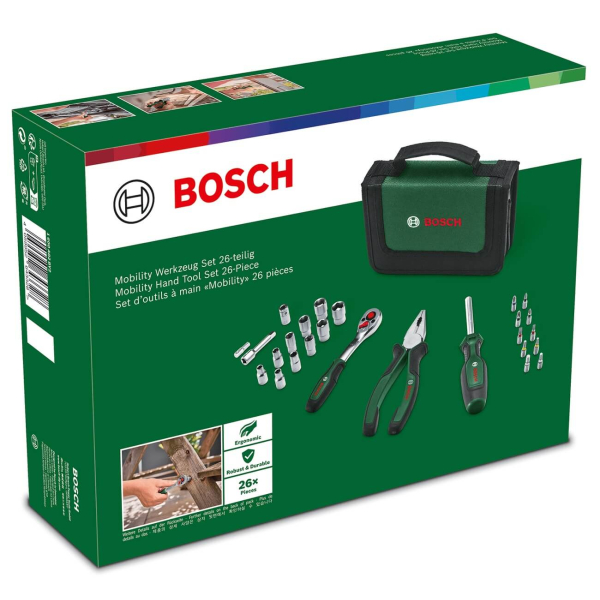 Набір ручних інструментів Bosch Mobility, 26 шт 1600A02BY2 Набір ручних інструментів Bosch Mobility, 26 шт 1600A02BY2