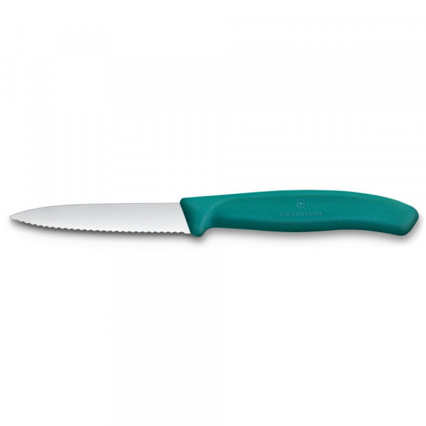 Ніж для овочів Victorinox Swiss Classic 8см хвил зел 6.7634.C1