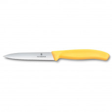 Ніж для овочів Victorinox Swiss Classic 10см хвил жовт 6.7738.C1