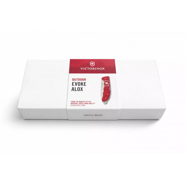 Складаний ніж 136мм Victorinox EVOKE Alox 4 функції блокування кліп Червоний (0.9411.D20) Складаний ніж 136мм Victorinox EVOKE Alox 4 функції блокування кліп Червоний (0.9411.D20)