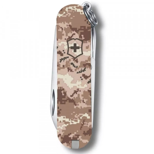 Складаний ніж брелок 58мм Victorinox Classic SD Army 1шар, 7 функцій Піксель пічний (0.6223.7_W3944pw) Складаний ніж брелок 58мм Victorinox Classic SD Army 1шар, 7 функцій Піксель пічний (0.6223.7_W3944pw)