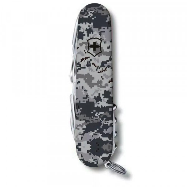 Складаний ніж Victorinox SWISSCHAMP ARMY 91 мм 33 функції 8 шарів Піксель синій (1.6795.3_W3942p)