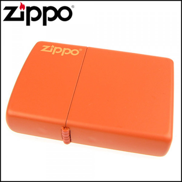 Запальничка Zippo (Зіппо) ORANGE MATTE w/ZIPPO LOGO 231ZL Запальничка Zippo (Зіппо) ORANGE MATTE w/ZIPPO LOGO 231ZL