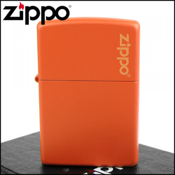 Запальничка Zippo (Зіппо) ORANGE MATTE w/ZIPPO LOGO 231ZL Запальничка Zippo (Зіппо) ORANGE MATTE w/ZIPPO LOGO 231ZL