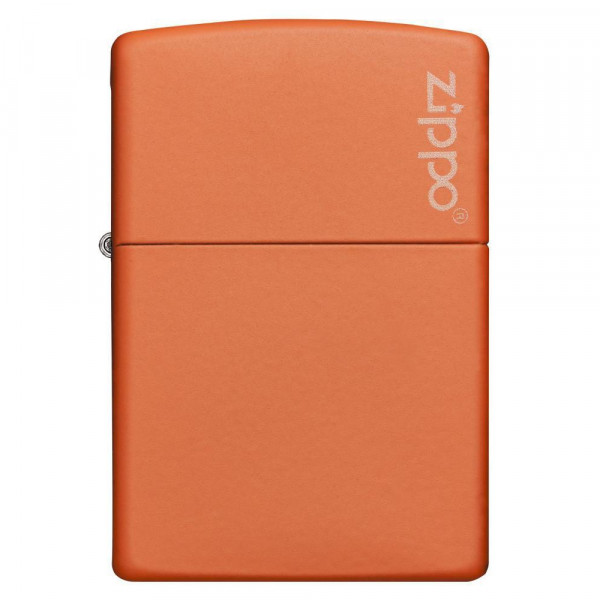 Запальничка Zippo (Зіппо) ORANGE MATTE w/ZIPPO LOGO 231ZL Запальничка Zippo (Зіппо) ORANGE MATTE w/ZIPPO LOGO 231ZL