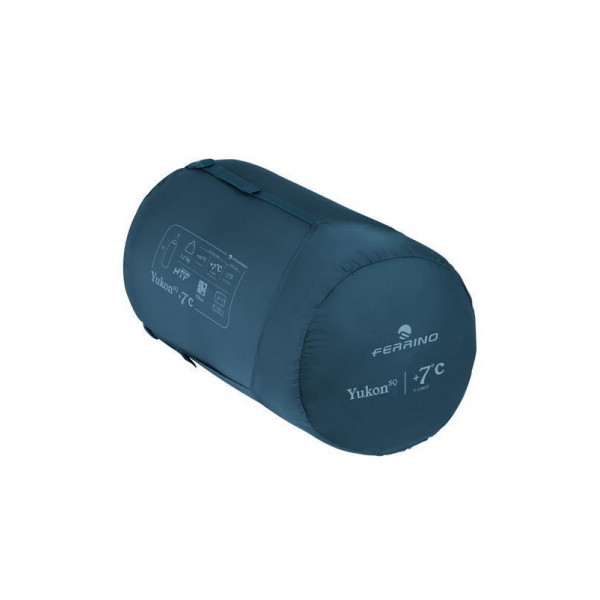 Спальний мішок Ferrino Yukon Square +7°C Blue-Grey Right (86381RBGDX) 932335