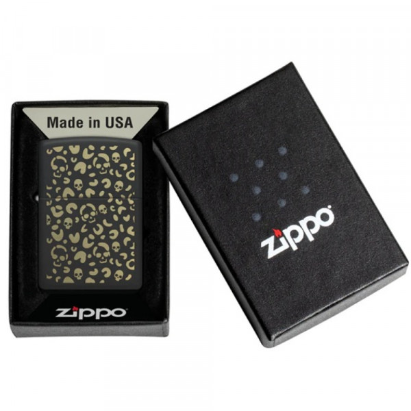 Запальничка Zippo (Зіппо) Leopard Skulls 47001 Запальничка Zippo (Зіппо) Leopard Skulls 47001