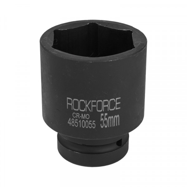 Головка ударна глибока 1" 6-гранна 55мм ROCKFORCE RF-48510055