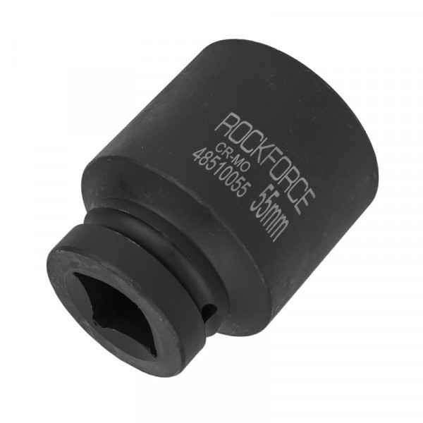 Головка ударна глибока 1" 6-гранна 55мм ROCKFORCE RF-48510055