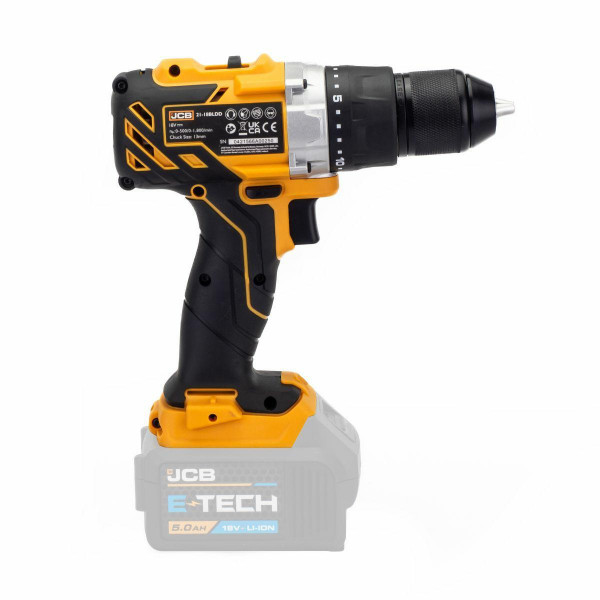 Дриль-шуруповерт акумуляторний 18V, max 65Nm, без акумулятора JCB-18BLDD-B-E