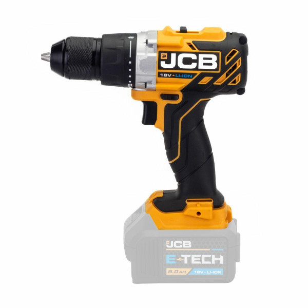 Дриль-шуруповерт акумуляторний 18V, max 65Nm, без акумулятора JCB-18BLDD-B-E