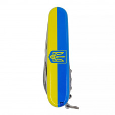 Складной нож Victorinox Climber Ukraine Герб на флаге горизонтальный (1.3703.3_T3040p)