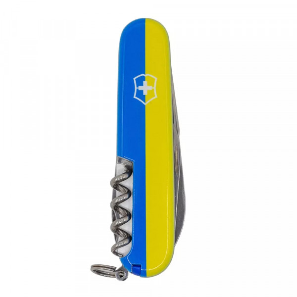 Складной нож Victorinox Climber Ukraine Герб на флаге горизонтальный (1.3703.3_T3040p) Складной нож Victorinox Climber Ukraine Герб на флаге горизонтальный (1.3703.3_T3040p)
