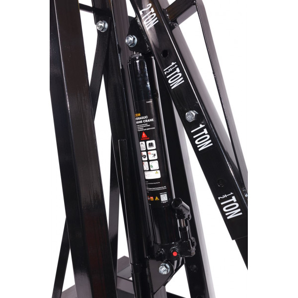 Кран гідравлічний 2т ( h max 2200мм, довжина стріли: 1000-1570мм) ROCKFORCE RF-T32002