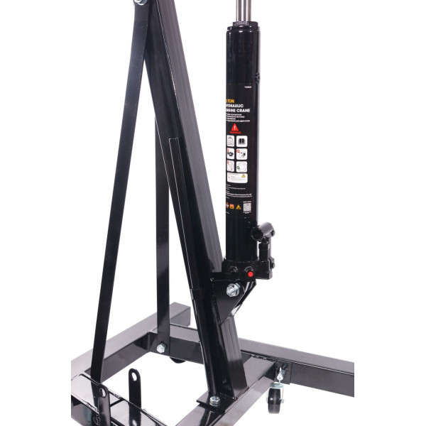 Кран гідравлічний 2т ( h max 2200мм, довжина стріли: 1000-1570мм) ROCKFORCE RF-T32002
