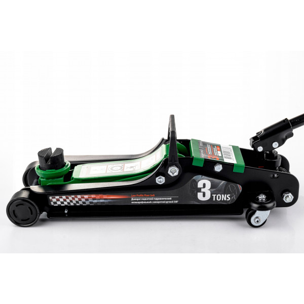 Домкрат підкатний 3т (85-385мм) з поворотною ручкою 360 ° Rockforce RF-T825010