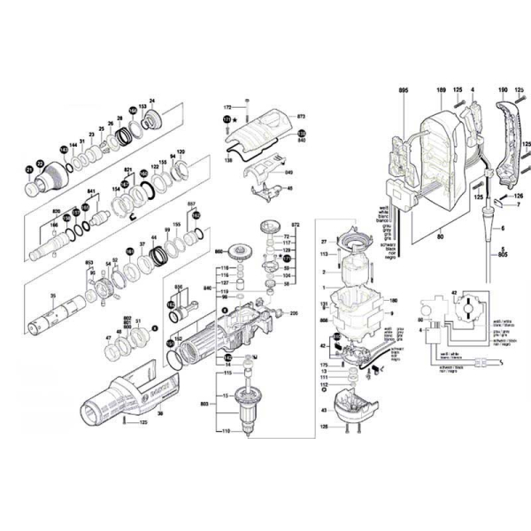 Перфоратор Bosch Professional GBH 8-45 D в чемодані 0611265100