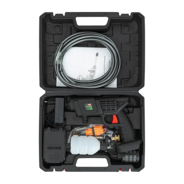 Мийка високого тиску акумуляторна 20В, 2.8л/мин, 15 бар Rockforce RF-PG001