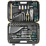Набір інструментів 142+6 предмета 1/2", 3/8", 1/4" Rockforce RF-41421+6