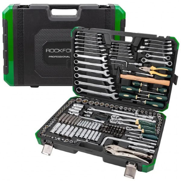Набір інструментів 202+2пр. 1/4", 3/8", 1/2" (6гр., 12гр.) Rockforce RF-42022+2 Набір інструментів 202+2пр. 1/4", 3/8", 1/2" (6гр., 12гр.) Rockforce RF-42022+2
