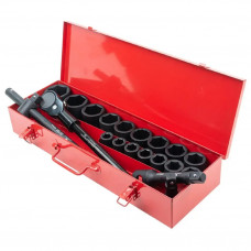 Набір інструментів ударних 21пр. 3/4" (6-гранні) (17-50 мм) Everforce EF-6212-5MPB