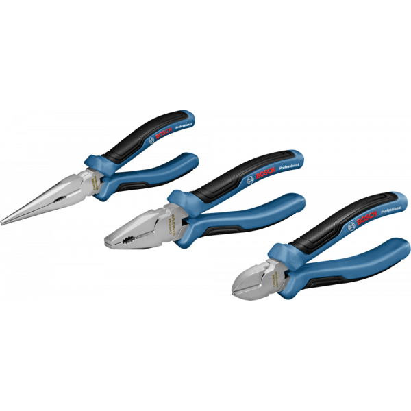 Набір плоскогубців, 3 шт. Bosch (1600A016BG) Набір плоскогубців, 3 шт. Bosch (1600A016BG)