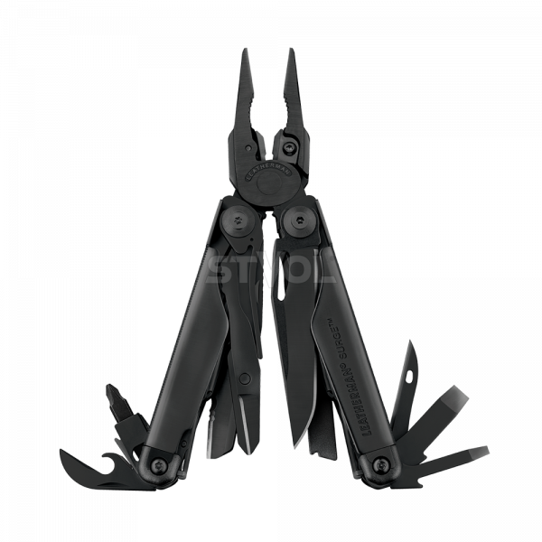 Мультиінструмент Leatherman Surge Black, нейлоновий чохол Molle (831333)