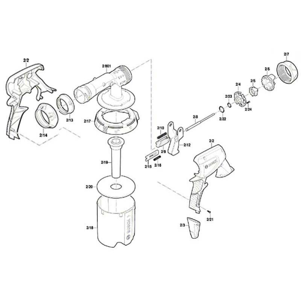 Фарборозпилювач електричний Bosch PFS 5000 Е 0603207200