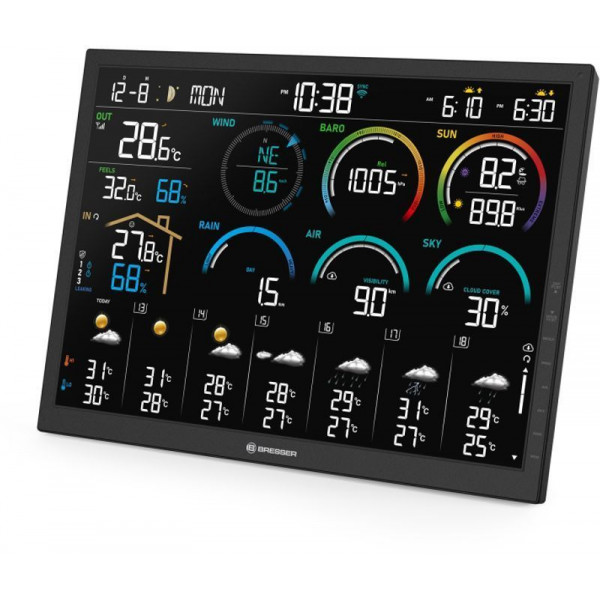 Метеостанція Bresser 4CAST 18,5" WiFi Weather Station 8-in-1 (15197) 932008
