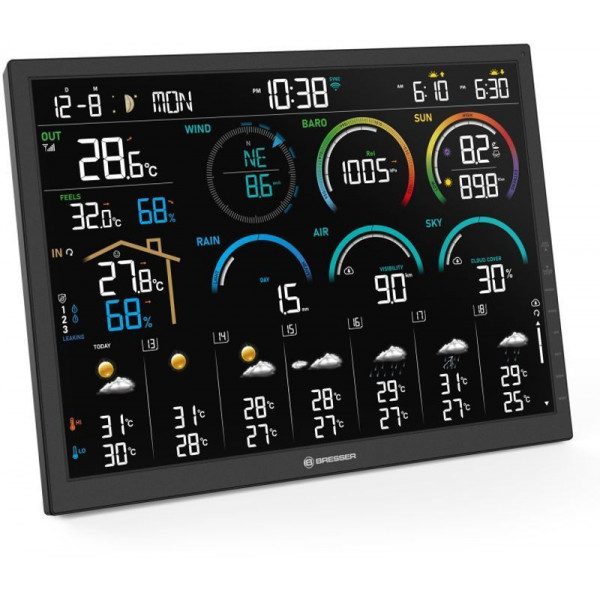 Метеостанція Bresser 4CAST 18,5" WiFi Weather Station 8-in-1 (15197) 932008