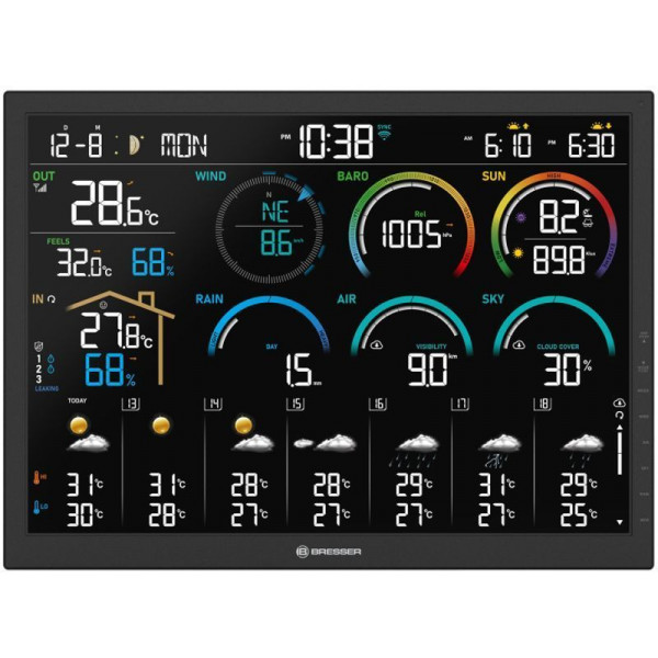 Метеостанція Bresser 4CAST 18,5" WiFi Weather Station 8-in-1 (15197) 932008