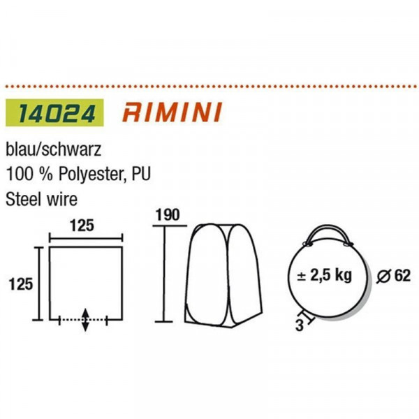 Намет технічний High Peak Rimini Blue (14023) (921732)