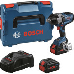 Акумуляторний ударний гайкокрут Bosch Professional GDS 18V-1600 HC з 2 акб ProCORE18V 8 Ah та з/п GAL 1880 CV, з модулем Bluetooth в L-BOXX 136 06019M1002