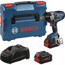 Акумуляторний ударний гайкокрут Bosch Professional GDS 18V-1600 HC з 2 акб ProCORE18V 8 Ah та з/п GAL 1880 CV, з модулем Bluetooth в L-BOXX 136 06019M1002