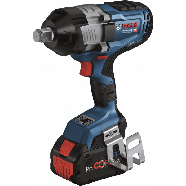 Гайковерт акумуляторний ударний GDS 18V-1600 HC Bosch + Bluetooth (2х8.0Ah АКБ та ЗУ) (06019M1002)