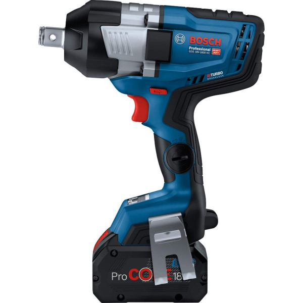 Гайковерт акумуляторний ударний GDS 18V-1600 HC Bosch + Bluetooth (2х8.0Ah АКБ та ЗУ) (06019M1002)