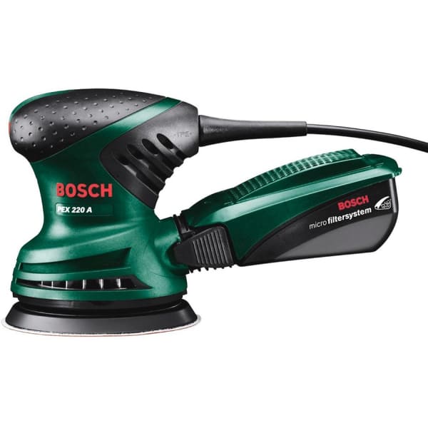 Ексцентрикова шліфмашина Bosch PEX 220 A, 1 шліфувальний аркуш Red Wood 0603378000